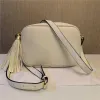 Kobiety mody torebka słynna marka designerka na ramię Tassel Soho torebki panie Tassel Litchi Profil Women Messenger Bag