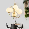 Hanglampen Luxe Amerikaanse Gouden Kroonluchter Indoor Decor Magic Bean Keuken Armaturen Voor Coffee Shop Bar Villa El
