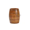 Wine Glasses Creative Barrel Wooden Mugs Shape Natural Beer Tea Milk Cup Carved Home Kitchen Bar Pub Drinkware Gift 032151 Drop Deli Dhfxh