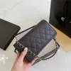 Designer-Handtasche, Channell-Tasche, niedliche lange Null-Geldbörse, mobile Tasche, Kettenriemen, einzelne Schulter-Crossbody-Tasche, Lingge-Tasche, tragbare kleine quadratische Tasche