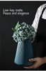 Wazony morandi plastikowe wazon dekoracji salonu ozdoby nowoczesne origami do aranżacji kwiatowej dom 230615