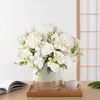 Dried Flowers Silk Roses Hydrangea Cheaper Artificial Wedding Party for Home Decoration Accessories Christmas Garland Scrapbook