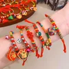 Link Armbanden Chinese Stijl Kleurrijke Touw Gevlochten Armband Drakenboot Festival Mooie Kleine Zongzi Kinderen Hand