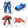 Transformacja Toys Robots ABS Mini Force Transformation Robot do samochodu Figury Mini Force X Symulacja samolot samochodowy