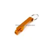 Öppnar Portable Beer Bottle Opener Keychain Mini Pocket Aluminium Alloy Beverage Party Favor Gifts Drop Delivery Home Garden Dhzdn