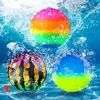 Air Inflation Toy Underwater Pool Ball Beach Ball Water Balloons Pool Ball for Kid Game and Pool Games Watermelon Ball Water toys Inflatable Ball 230616