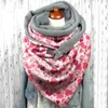 Sjaals Koraal Sjaal Casual Valentijnsdag Button Wrap Print Zachte Mode Sjaals Warm Love Day