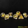 Sports Toys Bescon YellowDuck RPG Dice Set of 7 Novelty Yellow Duck Polyhedral Game set 230617