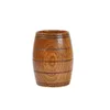 Wine Glasses Creative Barrel Wooden Mugs Shape Natural Beer Tea Milk Cup Carved Home Kitchen Bar Pub Drinkware Gift 032150 Drop Deli Dhjb3