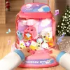 Electricrc животных Claw Machines Mini Crane Machine Battery Automatic Moine Game с Music Kids Birthday Gorder Dold Doll Montessori 230616