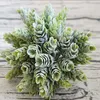 Dried Flowers 30Pcs/Bundle Fake Green Plant Cheap Artificial Plastic for Home Table Decorative Wedding Christmas Diy Candy Gift Box