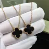 Lucky Clover Fashion Classic Classic Clover Necklace Draclet Stud arock iceal and Girls Valentine's Day Mother's Conganting Jewel C3RU#