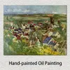 Художественные работы ручной работы на холсте. Вид на Auvers 1874 Paul Cezanne Painting