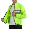 Cycling Jackets WOSAWE Ultralight Men's Cycling Windbreaker Reflective Jacket Windproof Bike Jacket Water Resistant MTB Road Bicycle Long Jersey 230616