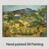 Nature morte sur toile Montagnes en Provence. L Estaque 1880 Paul Cezanne Tableau Peint Main Décor Contemporain