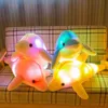 豪華なライトアップトイ1pc 32cmかわいいクリエイティブラミナスおもちゃドルフィン人形glowing動物のおもちゃカラフルな枕の子供素敵なギフト230617