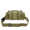 Utomhusväskor Högkvalitativ militär taktisk ryggsäck Midja Pack Bag Mochilas Molle Camping Vandring Pouch 3P Bröst 230617