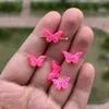 Loose Gemstones 3pcs Synthetic Opal 8.6x14.1mm Butterfly For DIY Necklace Or Bracelet Fashion Jewelry Wholesale Price