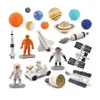 Actie Speelfiguren Simulatie Plastic Outer Space Speelgoed Negen Planeten Model Zonnestelsel Planeet Figuur Speelsets Wetenschap Educatief speelgoed 19PCS 230617