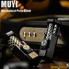 الغزل أعلى Muyi EDC سبيكة Ratchet Snap Coin Fingertip Gyro Hardcore Declession Toys 230616