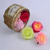 Cabezales de flores de rosas artificiales Flores decorativas Bamos Bouquets Diy Crafts Ducha de novia Centros Arreglos Decoraciones de mesas de fiesta W0044