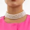 Ожерелья из бисера, 14 стилей, винтажное колье с искусственным жемчугом для женщин, свадебное свадебное многослойное готическое ожерелье из бисера, аксессуары, ювелирные изделия, бижутерия 230613