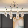 Hanglampen Modern Romantisch Kristal Nordic Europese Luxe Kroonluchters Verlichting Armatuur Thuis Woonkamer Slaapkamer Lampara