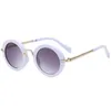 Lunettes de soleil pour enfants chauds rétro rond en métal cadre lunettes de soleil bébé mode enfants lunettes de soleil en plein air plage Uv400 lunettes de soleil lunettes