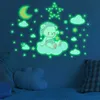 New Removable Luminous Glow Wallpaper For Baby Kids Room Bedroom Home Decoration Decals Glow In The Dark DIY Combination Stickers