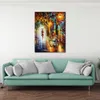 Modern Canvas Art Living Room Decor The End of Patience Dipinto a mano Pittura a olio Paesaggio vibrante