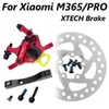 Bike Brakes ZOOM Xtech HB100 Aluminium Alloy Hydraulic Brake For Xiaomi M365Pro Electric Scooter Upgrade M365 Disk with adapter 230617