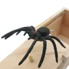 Funny Play Toys Wooden Prank Trick Practical Joke Home Office Scare Gag Spider Kid Parents Friend Gift Surprising Box