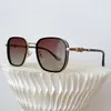 lunettes de soleil pour hommes CHROME lunettes de soleil de designer pour femmes Monture en métal Dégradé polychromatique Style rock punk street hip hop Technologie de sculpture sur jambe miroir Luxe discret
