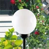 Nouvelle boule de jardin solaire lumières énergie solaire extérieure chemin de jardin extérieur cour pelouse route cour sol lampes étanches décoration