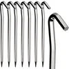 Gadgets extérieurs PEOS Tent 8 PCS 18 cm Métal Hooks Hooks Aluminium ALLIAGE RUST GRATUIT CAMPING GRIND 230617