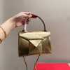 Designer Tas Mode Vrouwen Mini Locos Tassen Tote Vrouw Echt Lederen Handtassen Klinknagel Luxe Handtas Messenger Schoudertas Crossbody