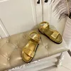 Summer Beach Sandals кожаные платформу платформы тканые пятно роскошные дизайнерские обувь каналы женские квартиры слайд 35-42