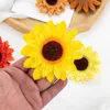 Dried Flowers 10PCS Artificial DIY Fake Silk for Home Party Wedding Decoration Outdoor Garden Christmas