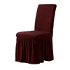 Krzesło okładki bąbelkowe Elastyczne krzesło Elastyczne okładki krzesełka do Kitchendining Room Office Cover z tyłem 230616