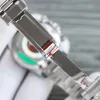 дневной дизайнер Мужские часы ST9 Сталь Все рабочие субциферблаты 40 мм Автоматический механический механизм Сапфировое стекло Керамический безель Серебристо-зеленый циферблат Часы Dhgate DAYTONAs