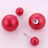 Stud Earrings 1 Pair Women Dress Jewery Accessories UV Glossy Double-sided Pearl Variety Of Styles Suitable For Everyday Wear