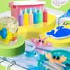 Outros brinquedos Magic Water Elf DIY Craft Painting Stickers Montessori Education Creative 3D Elfs Kit Set Children Kids 230617