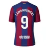 23 24 LEWANDOWSKI Camisetas De S Maillots De Football GAVI PEDRI 2023 2024 ANSU FATI FERRAN RAPHINHA DEST Maillot De Football Hommes Kit Enfants