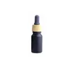 Matte Black Glass e liquid Essential Oil Perfume Bottle with Reagent Pipette Dropper and Wood Grain Cap 10/30ml Samns