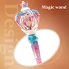 Electricrc Animals Style Magic Wand Electric Fairy Toys Musical Light PheTend Toy RolePlaying Props Halloween Christmas Gifts for Girls 230616