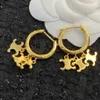 Ny designad båge de triomphe 3in1 ringhalsband örhänge i mässing diamantörhängen franska vintage kvinnor öron hoops designer smycken er90288r