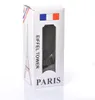 Tour Eiffel Formes Conduites D'eau Narguilés Shisha Verre Bongs Kit Dab Rig Narguilé Recycleur Rigs Double Tube Bar Party Fumer Bongs Hauteur 15.7 "(40cm)