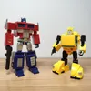 Transformation Toys Robots Transformation Bee MCS-02 MCS02 KBB KO Ålder G1 Mini Pocket Series 10cm Hornets Agent Action Figur Toys Robots Kids Gifts 230616