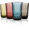 Vinglasglasögon färgade drickande vintage präglade mticolored glasvaror romantiska tumlers glas för vattenjuice drycker droppleverans dhi7v