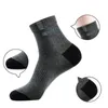 Sports Socks 5 Pairs Man High Quality Bamboo Fiber Breathable Deodorant Business funny Mens Plus Size 3743 Tube for Men 230617